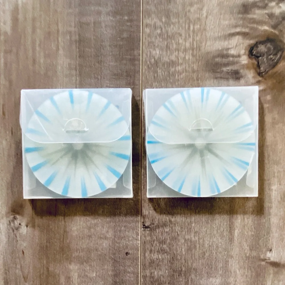 Vintage SOLFRED IKEA Starburst Plastic Coasters - Set of 12